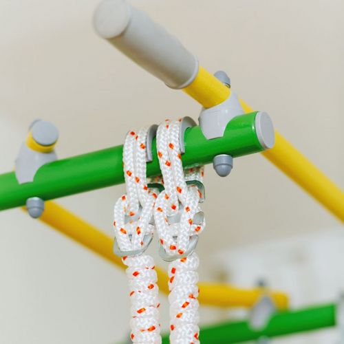 Drabinka gimnastyczna do ćwiczeń Wallbarz Family 2W niebieska