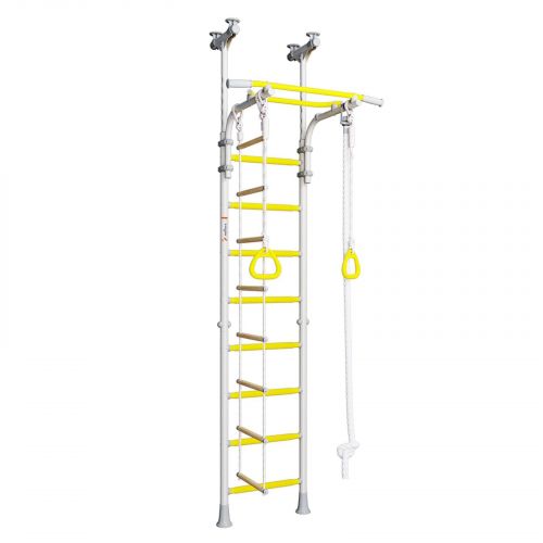 Drabinka gimnastyczna do ćwiczeń Wallbarz Family 4D biała