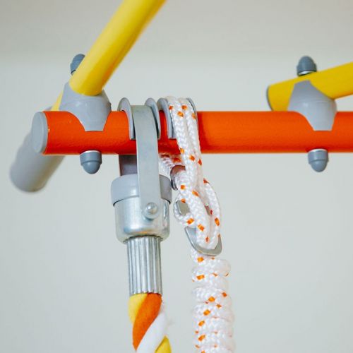 Drabinka gimnastyczna do ćwiczeń Wallbarz Family 4D biała