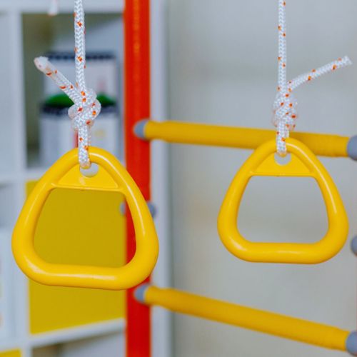 Drabinka gimnastyczna do ćwiczeń Wallbarz Family 4D biała