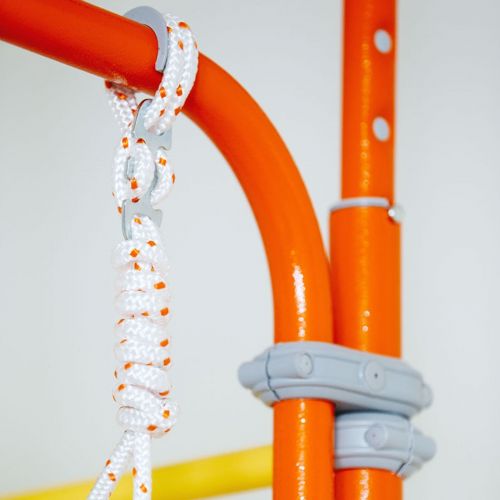 Drabinka gimnastyczna do ćwiczeń Wallbarz Family 4D biała