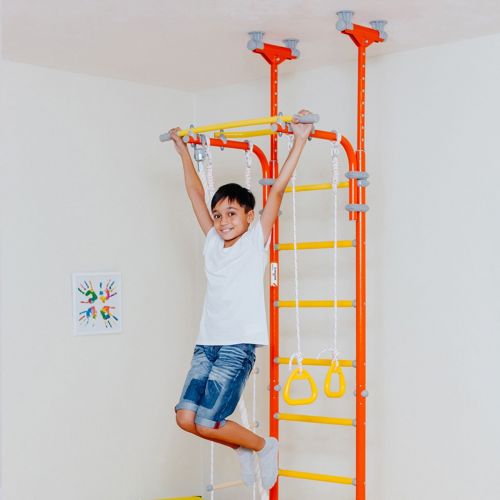 Drabinka gimnastyczna do ćwiczeń Wallbarz Family 4D biała