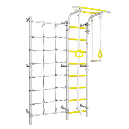 Drabinka gimnastyczna do ćwiczeń Wallbarz Funny Monkey 8W biała 