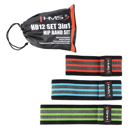 Gumy oporowe HMS HB12 zestaw 3w1 17-33-111