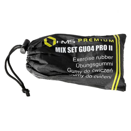 Gumy oporowe taśmy do ćwiczeń HMS Premium Pro Set II mini 3szt GU04