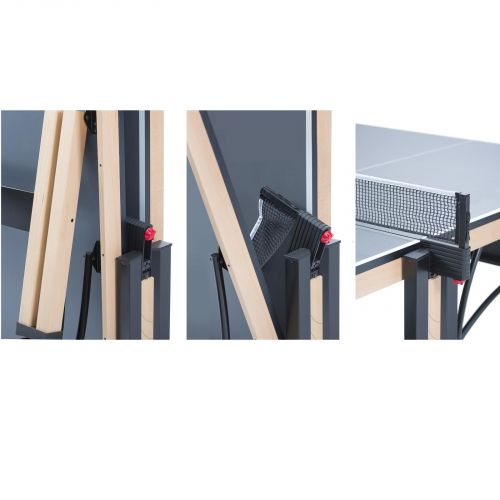 Stół do tenisa Cornilleau Competition 850 Wood ITTF niebieski