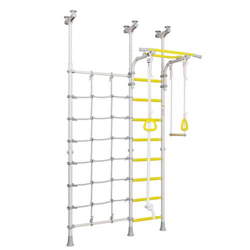 Drabinka gimnastyczna do ćwiczeń Wallbarz Funny Monkey 9D biała