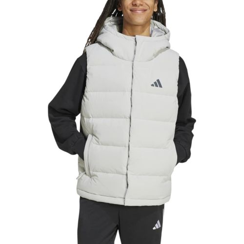 Kamizelka puchowa męska adidas HELIONIC CLIMAWARM HOODED DOWN VEST JX0590