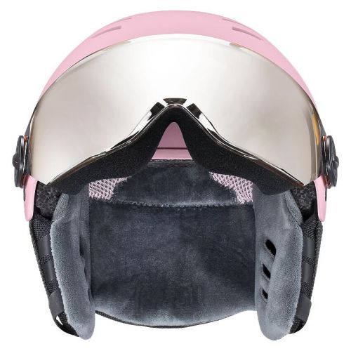 Kask narciarski dla dzieci Uvex Rocket JR visor 566263