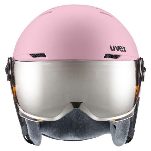 Kask narciarski dla dzieci Uvex Rocket JR visor 566263