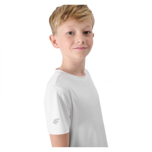 Komplet sportowy na WF chłopięcy 4F (koszulka+spodenki+worek) 4FJWAW25TAPSM084
