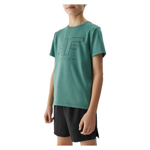 Koszulka sportowa dla chłopców 4F 4FJWSS24TFTSM691