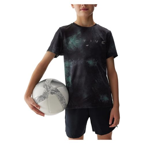 Koszulka sportowa dla chłopców 4F 4FJWSS24TFTSM694