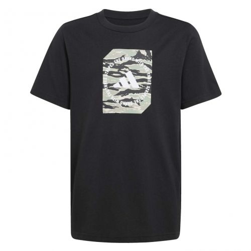 Koszulka dla chłopców adidas Camo Box JM8234