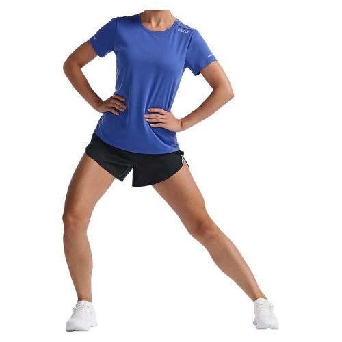 Koszulka do biegania damska 2XU Aero Tee WR6565A