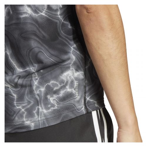 Koszulka do biegania damska adidas Own the Run Allover Print IL4140