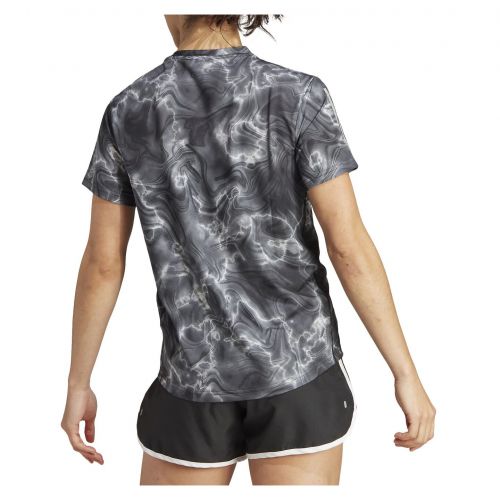 Koszulka do biegania damska adidas Own the Run Allover Print IL4140