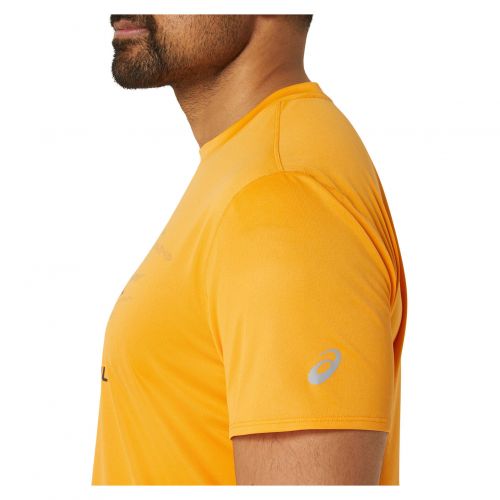 Koszulka do biegania męska Asics Fujitrail Logo S/S 2011C981