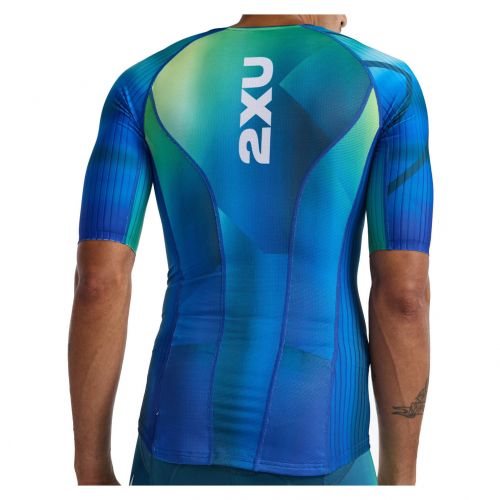Koszulka do triathlonu męska 2XU Aero Tri Sleeve Top MT6662a