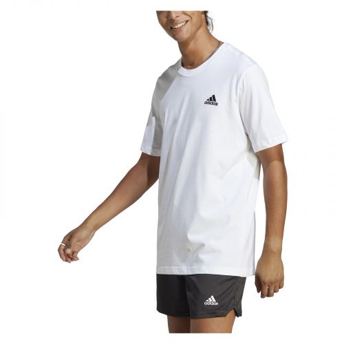 Koszulka męska adidas Essentials Single Jersey Embroidered Small Logo IC9286