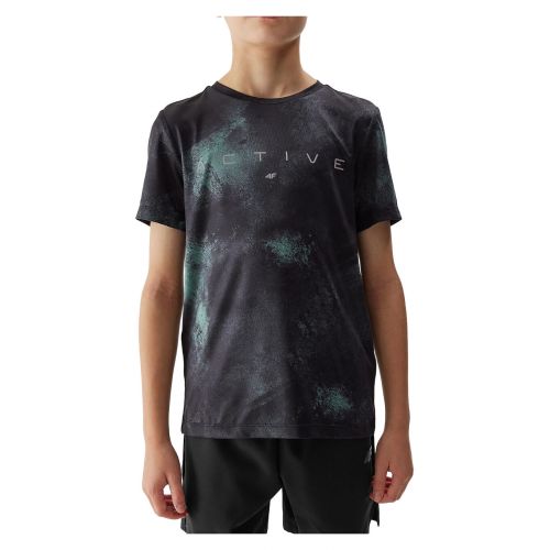 Koszulka sportowa dla chłopców 4F 4FJWSS24TFTSM694