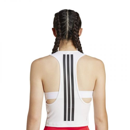 Koszulka treningowa damska adidas Power 3 Stripes Racerback Bra Tank JG6183