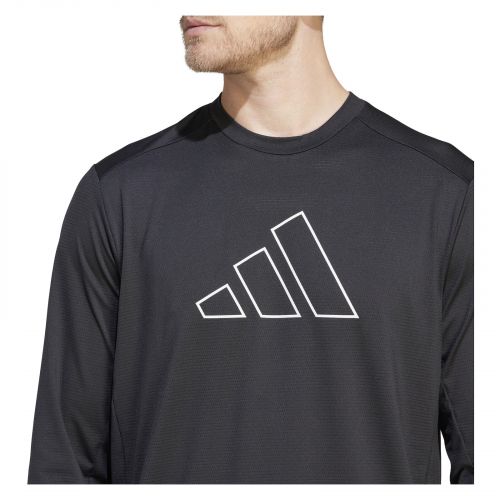 Koszulka treningowa męska z długim rękawem adidas Train Icons Small Logo Long Sleeve Training IN9806