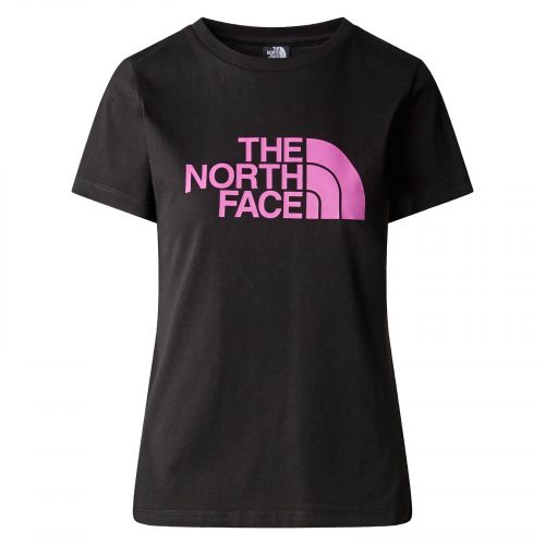 Koszulka turystyczna damska The North Face Easy Tee black/violet A87N6