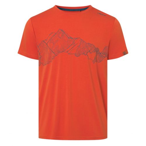 Koszulka turystyczna męska Viking Lenta Bamboo Light 500226644