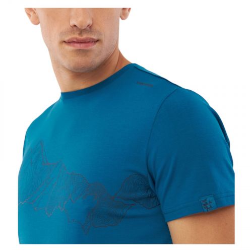 Koszulka turystyczna męska Viking Lenta Bamboo Light 500226644