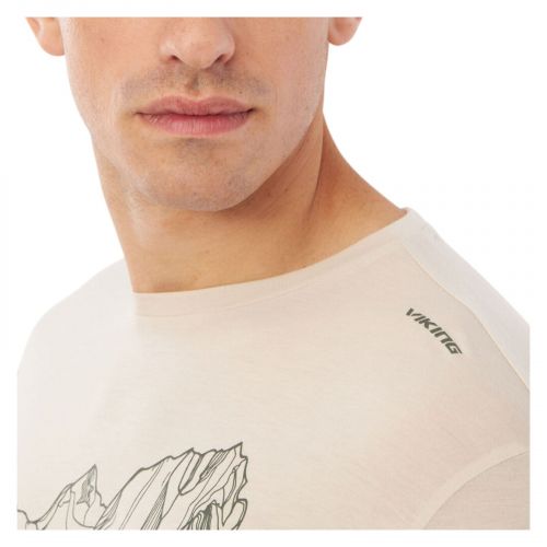 Koszulka turystyczna męska Viking Morain Bamboo 500/26/7112