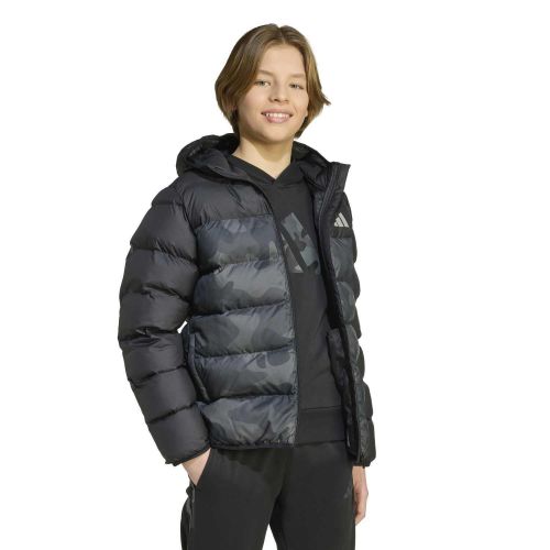 Kurtka dla dzieci adidas Synthetic Down Allover-Print Kids Jacket JL7399