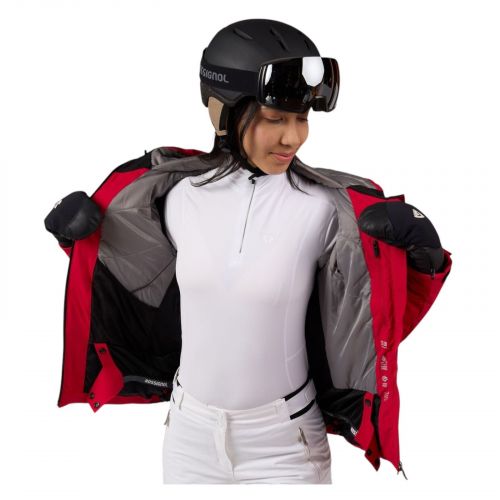 Kurtka narciarska damska Rossignol Blackside Puffy RLNWJ05
