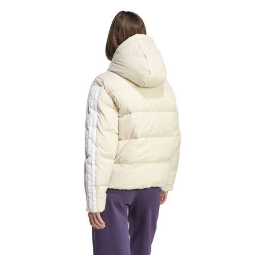 Kurtka puchowa damska adidas Essentials CLIMAWARM 3 Stripes Puffer Down Hooded Jackets JM4107