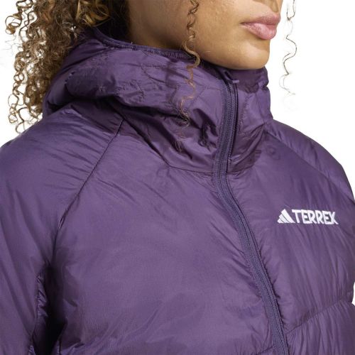 Kurtka puchowa damska adidas Terrex Xperior CLIMAWARM+ Down Hooded Jacket JL5582