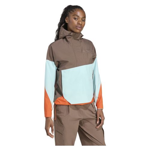 Kurtka turystyczna damska adidas Terrex Xploric 2.5 Layer CLIMAPROOF Anorak JL9813