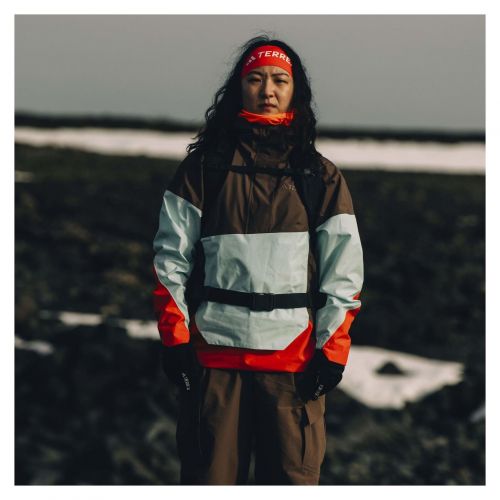 Kurtka turystyczna damska adidas Terrex Xploric 2.5 Layer CLIMAPROOF Anorak JL9813