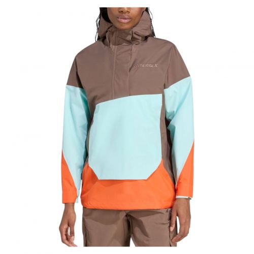 Kurtka turystyczna damska adidas Terrex Xploric 2.5 Layer CLIMAPROOF Anorak JL9813