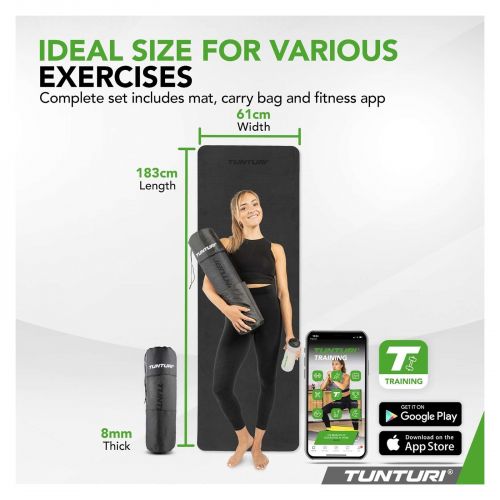 Mata do jogi Tunturi Yogamat 8mm