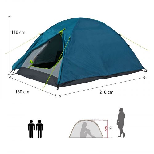 Namiot turystyczny 2-osobowy McKinley Vega 10.2 289509