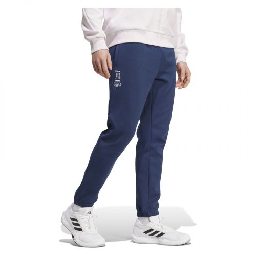 Spodnie dresowe męskie adidas NOC Poland Future Icons granatowe JF6683
