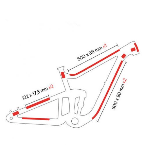 Osłona na ramę Zefal Skin Armour XL ZF-2618