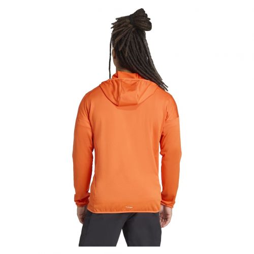 Bluza turystyczna męska adidas Terrex Xperior Climawarm Light Fleece Hooded JM0111