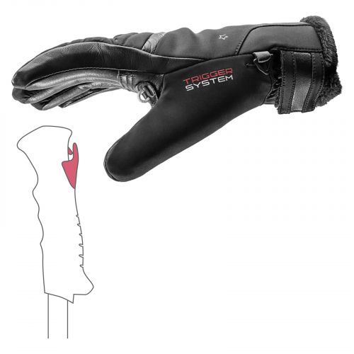 Rękawice narciarskie damskie Leki Snowfox 3D 653805201