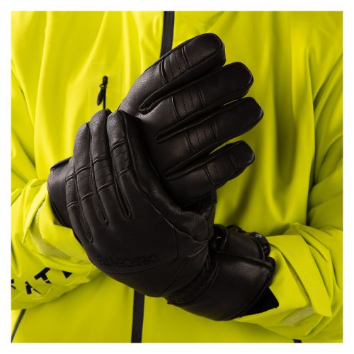 Rękawice narciarskie Descente 5 Finger Leather Glove DWAYGD10