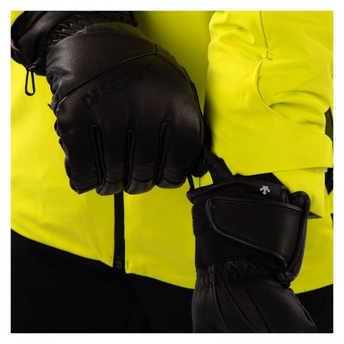 Rękawice narciarskie Descente 5 Finger Leather Glove DWAYGD10
