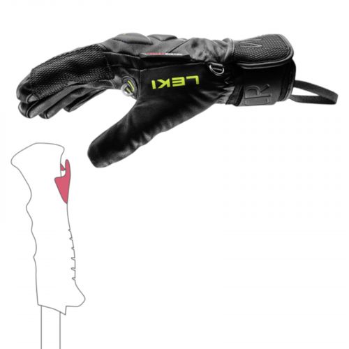 Rękawice narciarskie męskie Leki WCR Venom Speed 3D 654805301