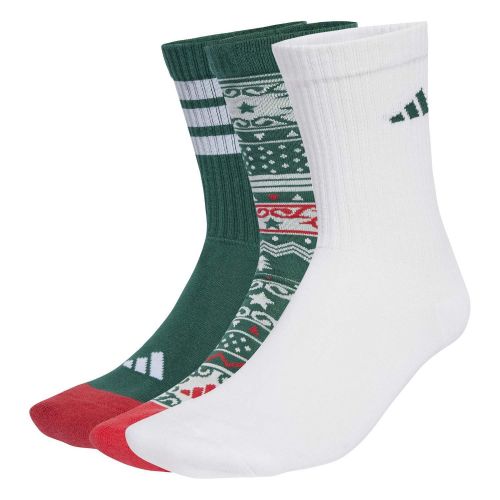 Skarpety uniwersalne adidas (3-pack) CHRISTMAS GRAPHIC CREW JX9073