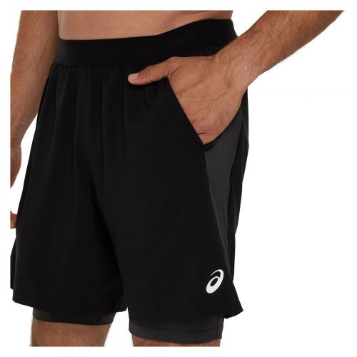 Spodenki do biegania męskie Asics Road 2in1 7IN 2011D246