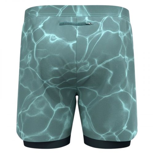 Spodenki do biegania męskie Odlo Zeroweight 5 2w1 Print 323742